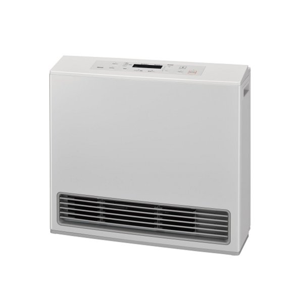 画像1: [在庫あり]リンナイ 【RC-U5801PE-WH プロパンガス用】 ガスファンヒーター Standard ホワイト 木造15畳 コンクリート21畳 2025年モデル ☆2 (1)