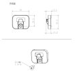 画像2: 三菱　MAC-190RF　リモコンフック ルームエアコン用別売部品 [■] (2)