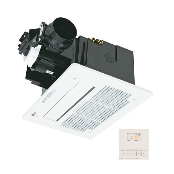 画像1: ノーリツ　BDV-3307AUKNSC-BL　浴室暖房乾燥機 天井カセット形 ミストなし BDV-3307シリーズ コンパクトサイズ 1室換気 局所換気 暖房能力3.3kW [■] (1)