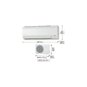 画像: コロナ　CSH-B40BR2(W)　エアコン 14畳 ルームエアコン リララBシリーズ 冷暖房時14畳程度 ホワイト