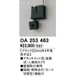 画像1: オーデリック OA253463 センサ アタッチメント型人検知カメラ 壁面取付専用 ブラック (1)