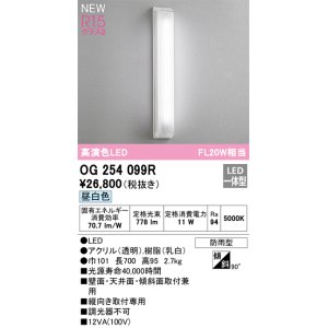 画像: オーデリック OG254099R エクステリア ポーチライト LED一体型 昼白色 高演色LED 防雨型