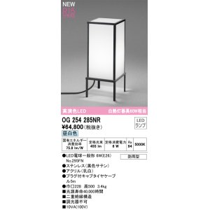画像: オーデリック OG254285NR(ランプ別梱) エクステリア ポーチライト LEDランプ 昼白色 高演色LED 防雨型 黒色サテン