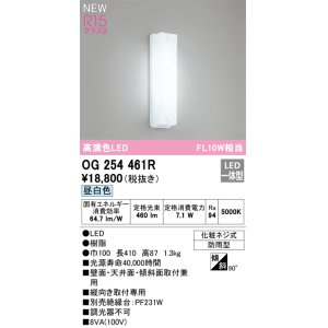 画像: オーデリック OG254461R エクステリア ポーチライト LED一体型 昼白色 高演色LED 防雨型