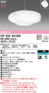 画像: オーデリック OP252431BR ペンダントライト 8畳 調光調色 Bluetooth リモコン別売 LED一体型 高演色LED フレンジタイプ