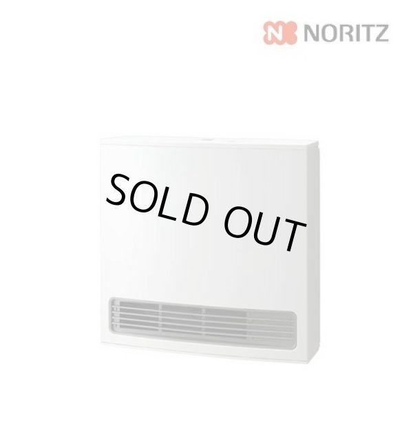 画像1: [在庫あり]ノーリツ 【GFH-4007S-W5 都市ガス用】 ガスファンヒーター スノーホワイト 木造11畳 コンクリート15畳 2025年モデル ☆2 ♭【本州四国送料無料】 (1)