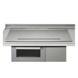 画像: クリナップ ZEHRZ7M21CSS IHクッキングヒーター 3口IHヒーター 間口75cm 水無両面焼き オートグリル シルバー/シルバー 受注生産品 ♪§