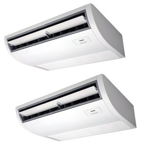 画像: 日本キヤリア/旧東芝 GCXB11213XU 業務用エアコン 天井吊形 ウルトラパワーエコ 同時ツイン P112 4馬力 三相200V ワイヤレス ♭♪