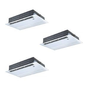 画像: 日本キヤリア/旧東芝 GSSC22413XU 業務用エアコン 天井カセット形 1方向吹出し スーパーパワーエコゴールド 同時トリプル P224 8馬力 三相200V ワイヤレス 受注生産品 ♪∀§