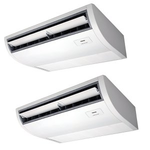 画像: 日本キヤリア/旧東芝 GCSB08013XU 業務用エアコン 天井吊形 スーパーパワーエコゴールド 同時ツイン P80 3馬力 三相200V ワイヤレス ♭♪∀