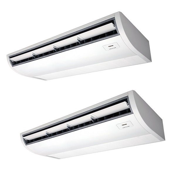 画像1: 日本キヤリア/旧東芝 GCSB22413XU 業務用エアコン 天井吊形 スーパーパワーエコゴールド 同時ツイン P224 8馬力 三相200V ワイヤレス ♪∀ (1)