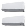 画像1: 日本キヤリア/旧東芝 GKSB08013XU 業務用エアコン 壁掛形 スーパーパワーエコゴールド 同時ツイン P80 3馬力 三相200V ワイヤレス ♭♪∀ (1)