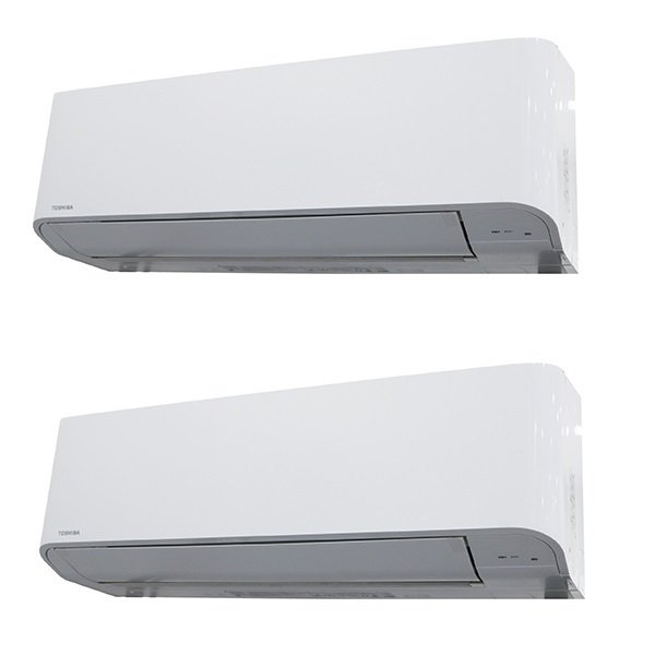 画像1: 日本キヤリア/旧東芝 GKSB08013XU 業務用エアコン 壁掛形 スーパーパワーエコゴールド 同時ツイン P80 3馬力 三相200V ワイヤレス ♭♪∀ (1)