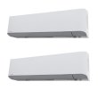 画像1: 日本キヤリア/旧東芝 GKSB14014XU 業務用エアコン 壁掛形 スーパーパワーエコゴールド 同時ツイン P140 5馬力 三相200V ワイヤレス ♪∀ (1)