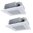画像1: 日本キヤリア/旧東芝 GUHB14011XU 業務用エアコン 天井カセット形 4方向吹出し スーパーパワーエコ暖太郎 同時ツイン P140 5馬力 三相200V ワイヤレス ♪∀ (1)