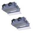 画像1: 日本キヤリア/旧東芝 GBHB08011MUB 業務用エアコン 天井埋込形 ビルトイン スーパーパワーエコ暖太郎 同時ツイン P80 3馬力 三相200V ワイヤード ♭♪∀ (1)