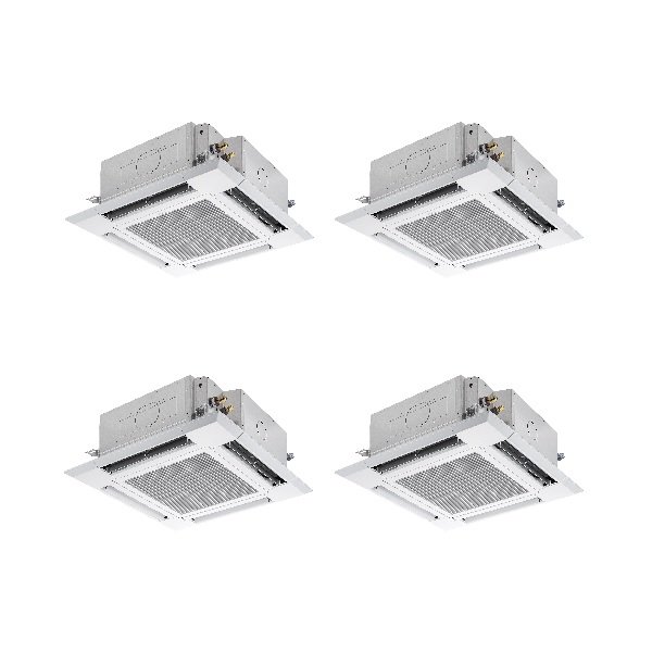 画像1: 三菱 PLZD-ZRMP280HF4 業務用エアコン 4方向天井カセット i-スクエアタイプ スリムZR 同時フォー P280 10馬力 三相 200V ワイヤード ♪∀ (1)