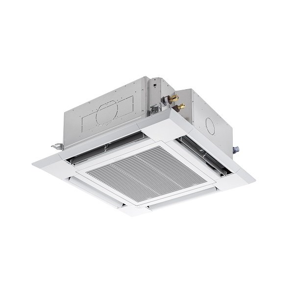 画像1: 三菱 PLZ-HRMP80HF4 業務用エアコン 4方向天井カセット i-スクエアタイプ ズバ暖スリム Hシリーズ 標準シングル P80形 3馬力 三相 200V ワイヤード ♭♪ (1)