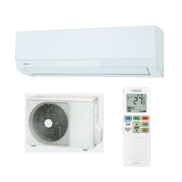 画像1: 日本キヤリア/旧東芝 RAS-N281X(W) エアコン10畳用 ルームエアコン N-Xシリーズ 大清快 単相100 10畳程度 ホワイト (RAS-K281X-W 後継品)♭ (1)