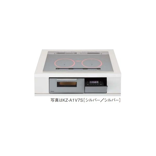 画像1: パナソニック KZ-A1V6S IHクッキングヒーター ビルトインタイプ 幅60cm Aシリーズ 3口 トップ：シルバー (1)