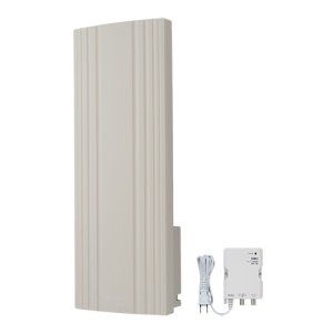 画像: サン電子 WG20B-B 地デジ用 ブースタ内蔵UHF平面アンテナ 水平専用 ベージュ [￡]