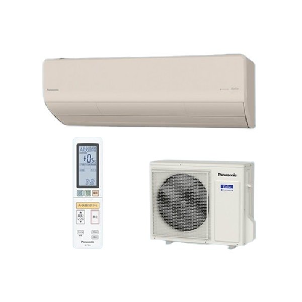 画像1: パナソニック CS-405DHX2-C エアコン 14畳 ルームエアコン HXシリーズ ナノイーX 単相200V 14畳程度 ノーブルベージュ (CS-404DHX2-Cの後継品) (1)