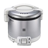 画像: リンナイ [RR-030FS(A)(W) プロパン] ガス炊飯器 こがまる FSシリーズ 0.54L(0.5〜3合) 炊飯専用 グレイッシュホワイト ガス用ゴム管別売