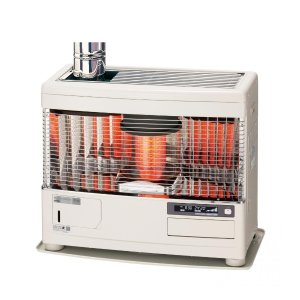 画像: 長府/サンポット UFH-7711URC D 石油ストーブ 床暖房内蔵 煙突式 カベック ホワイト (UFH-7711URC C 後継品)♪