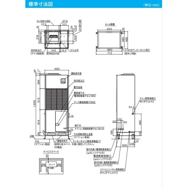 画像3: 日立 RK-NP2LV 業務用・産業用除湿器 床置タイプ(インバーター型) ＜再熱専用機＞ 三相 200V R410A §♪ (3)