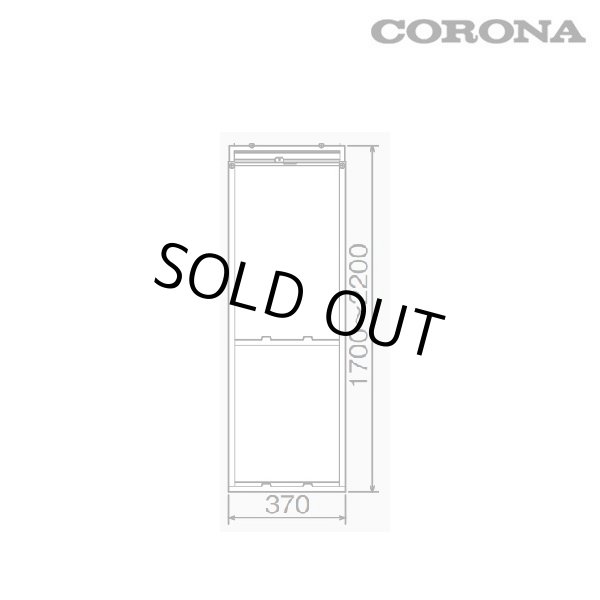 画像1: [在庫あり] コロナ WT-9L ウインドエアコン用 テラス窓用標準取付枠 冷房専用シリーズ用 ☆ (1)