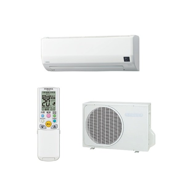画像1: コロナ CSH-W2825R(W) エアコン 10畳 ルームエアコン Wシリーズ ReLaLa 単相100V 10畳程度 ホワイト (CSH-W2824R(W)の後継品) (1)