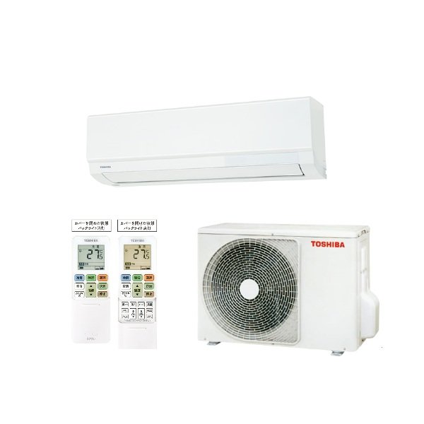 画像1: 日本キヤリア/旧東芝 RAS-U401X(W) エアコン 14畳 ルームエアコン U-Xシリーズ 大清快 単相100V 14畳程度 ホワイト (RAS-N401X(W)の後継品) (1)