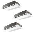 画像1: 三菱 PMZT-ERMP224F5 業務用エアコン 1方向天井カセット スリムER 同時トリプル P224形 8馬力 三相 200V ワイヤード ♪∀ (1)