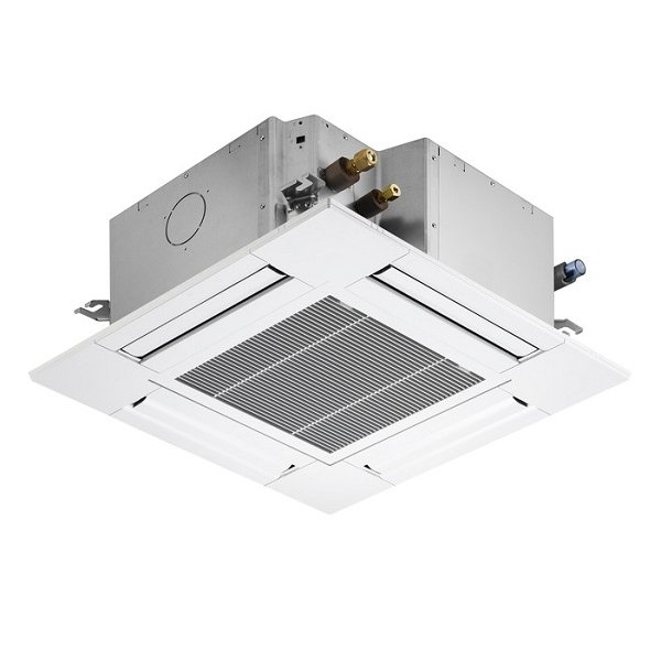 画像1: 三菱 PLZ-ZRMP50SG5 業務用エアコン 4方向天井カセット コンパクトタイプ スリムZR 標準シングル P50形 2馬力 単相 200V ワイヤード ♪∀ (1)