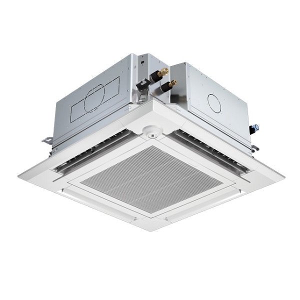 画像1: 三菱 PLZ-ZRMP56HFG5 業務用エアコン 4方向天井カセット i-スクエアタイプ スリムZR 標準シングル P56形 2.3馬力 三相 200V ワイヤード ♪∀ (1)