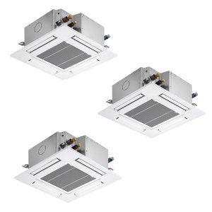 画像: 三菱 PLZT-ZRMP224G5 業務用エアコン 4方向天井カセット コンパクトタイプ スリムZR 同時トリプル P224形 8馬力 三相 200V ワイヤード ♪∀