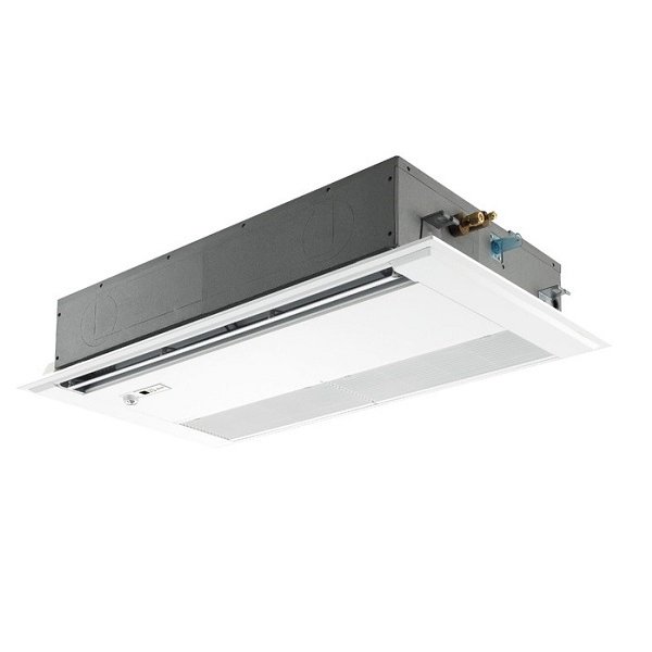 画像1: 三菱 PMZ-HRMP80FF5 業務用エアコン 1方向天井カセット ズバ暖スリム Hシリーズ 標準シングル P80形 3馬力 三相 200V ワイヤード 受注生産品 §♪ (1)