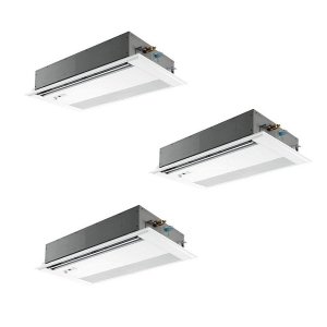 画像: 三菱 PMZT-HRMP160FF5 業務用エアコン 1方向天井カセット ズバ暖スリム Hシリーズ 同時トリプル P160形 6馬力 三相 200V ワイヤード ♪