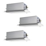画像: 三菱 PLZT-HRMP160LF5 業務用エアコン 2方向天井カセット ズバ暖スリム Hシリーズ 同時トリプル P160形 6馬力 三相 200V ワイヤード ♪
