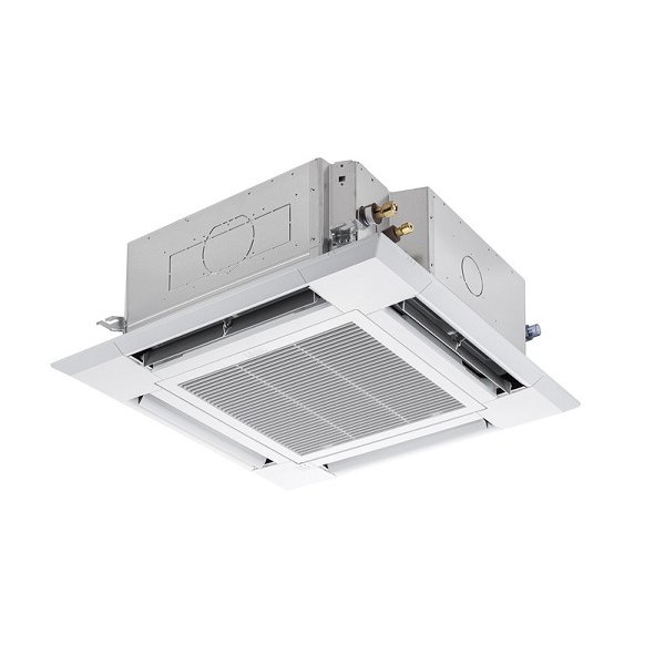 画像1: 三菱 PLZ-DHRMP112H5 業務用エアコン 4方向天井カセット i-スクエアタイプ ズバ暖スリム DHシリーズ 標準シングル P112形 4馬力 三相 200V ワイヤード ♪ (1)