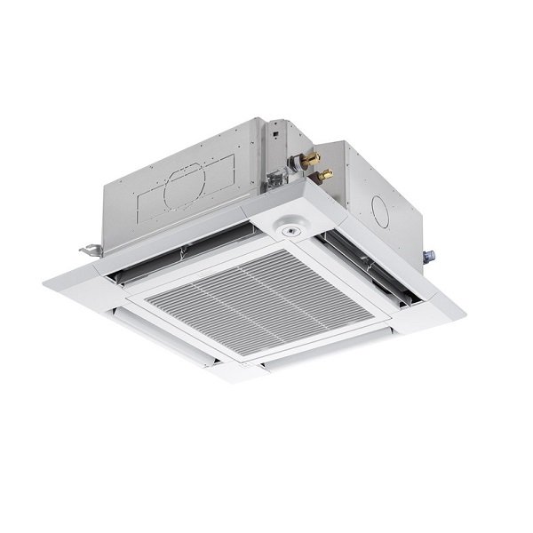 画像1: 三菱 PLZ-HRMP80HBF5 業務用エアコン 4方向天井カセット i-スクエアタイプ ズバ暖スリム Hシリーズ 標準シングル P80形 3馬力 三相 200V ワイヤード ♪ (1)