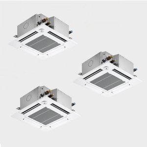 画像: 三菱 PLZT-HRMP160GF5 業務用エアコン 4方向天井カセット コンパクトタイプ ズバ暖スリム Hシリーズ 同時トリプル P160形 6馬力 三相 200V ワイヤード ♪
