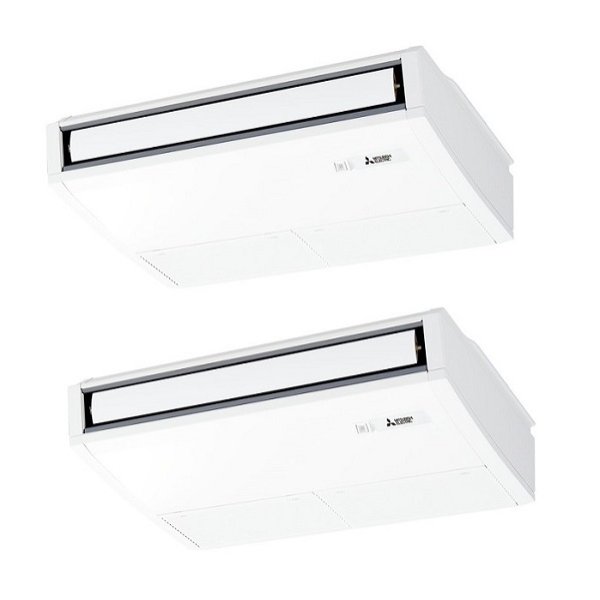 画像1: 三菱 PCZX-DHRMP112KL5 業務用エアコン 天吊 ズバ暖スリム DHシリーズ 同時ツイン P112形 4馬力 三相 200V ワイヤレス ♪ (1)