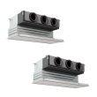 画像1: 三菱 PDZX-ERMP224G5 業務用エアコン 天井ビルトイン スリムER 同時ツイン P224形 8馬力 三相 200V ワイヤード ♪∀ (1)