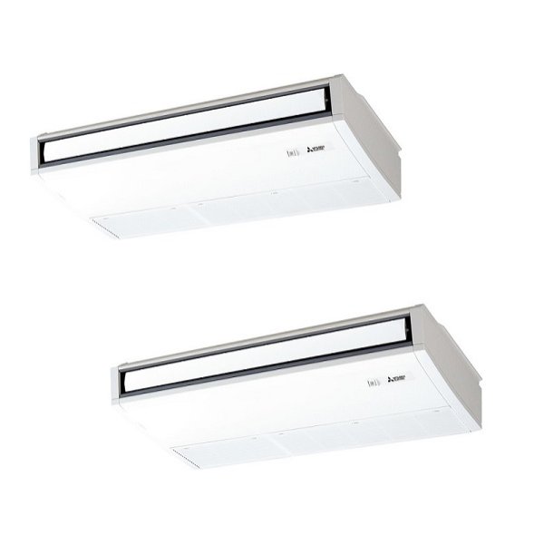 画像1: 三菱 PCZX-ZRMP160K5 業務用エアコン 天吊 スリムZR 同時ツイン P160形 6馬力 三相 200V ワイヤード ♪∀ (1)