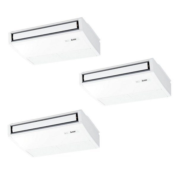 画像1: 三菱 PCZT-ZRMP160KL5 業務用エアコン 天吊 スリムZR 同時トリプル P160形 6馬力 三相 200V ワイヤレス ♪∀ (1)