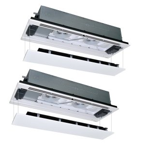 画像: 三菱重工 [FDTWZ2806HP6S ラクリーナパネル] 業務用エアコン 天井埋込形2方向吹出し ツイン エクシードハイパー P280 10馬力 三相200V ワイヤード ♪