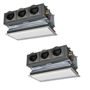 画像: 三菱重工 [FDRV1406HP6S キャンバスダクトパネル] 業務用エアコン 天埋カセテリア ツイン ハイパーインバータ P140 5馬力 三相200V ワイヤード ♪
