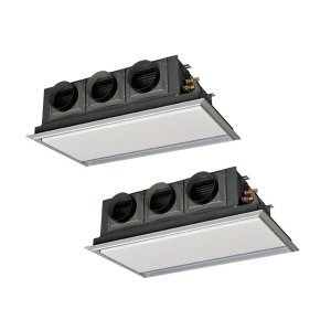 画像: 三菱重工 [FDRV1406HP6S サイレントパネル] 業務用エアコン 天埋カセテリア ツイン ハイパーインバータ P140 5馬力 三相200V ワイヤード ♪