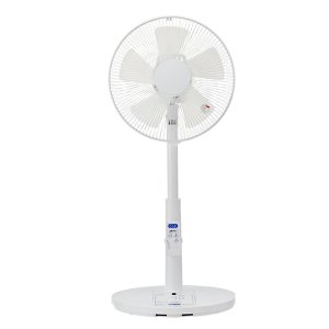 画像: ユアサプライムス YUASA YT-3240GR(W) リビングファン 扇風機 5枚羽根 リモコン付き 風量3段階 ホワイト ℃℃